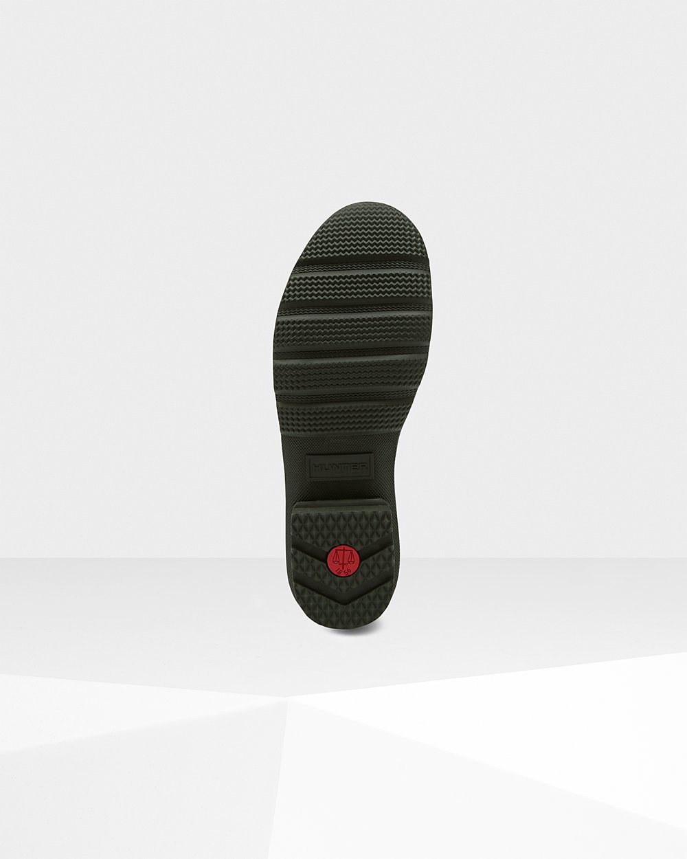 Galochas Curtas Hunter Homem Verde Escuro Oliva - Original Side Adjustable - 58ETCJXUN